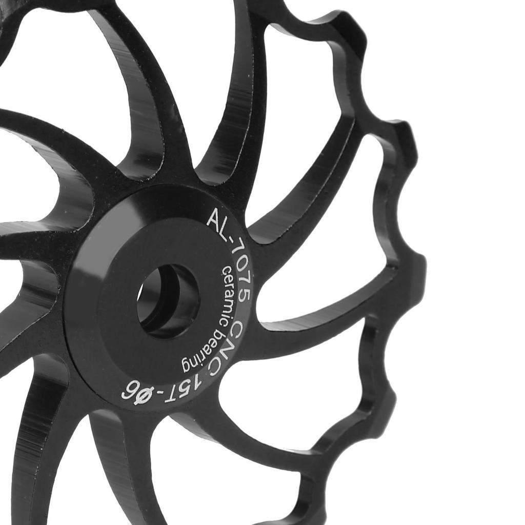 15T Bike Aluminium Alloy   Roller Ceramic Bea  Mountain   Rear Derailleur Pulley