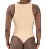 High-Neck Sleeveless Bodysuit - V-Crotch, High-Elastic, Breathable Sportswear for Women