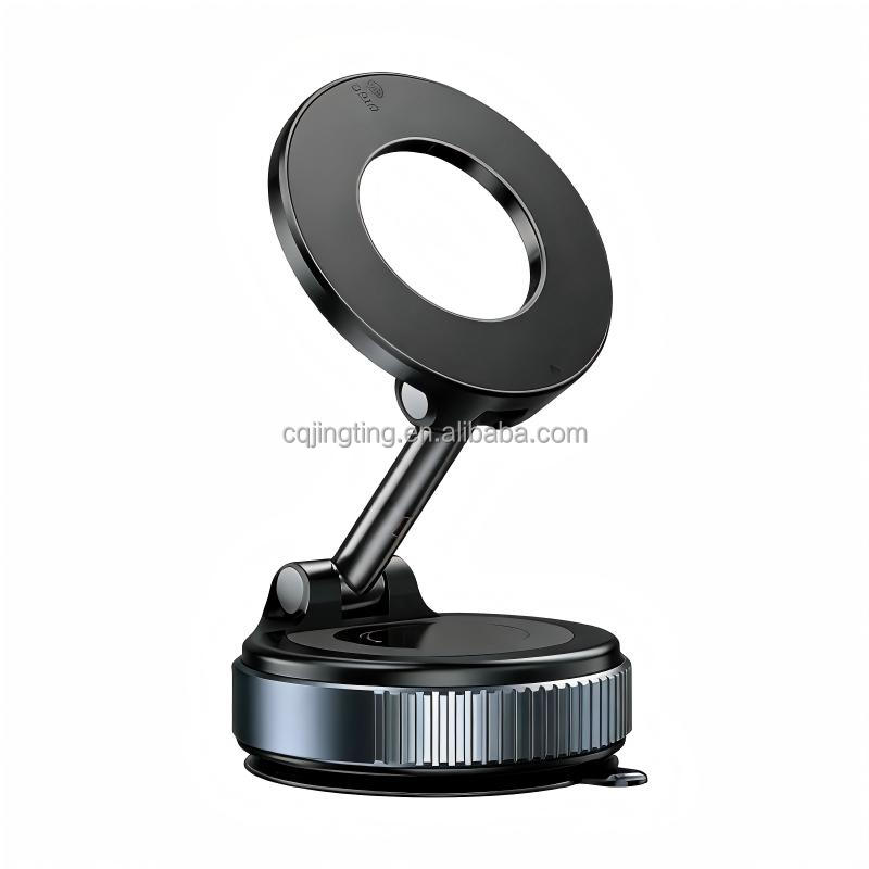 Hot Selling Magnetic Mobile Phone Stand Rotatable and Foldable Holder Desktop Stand Suction Cup Type Holder Magnetic чёрный