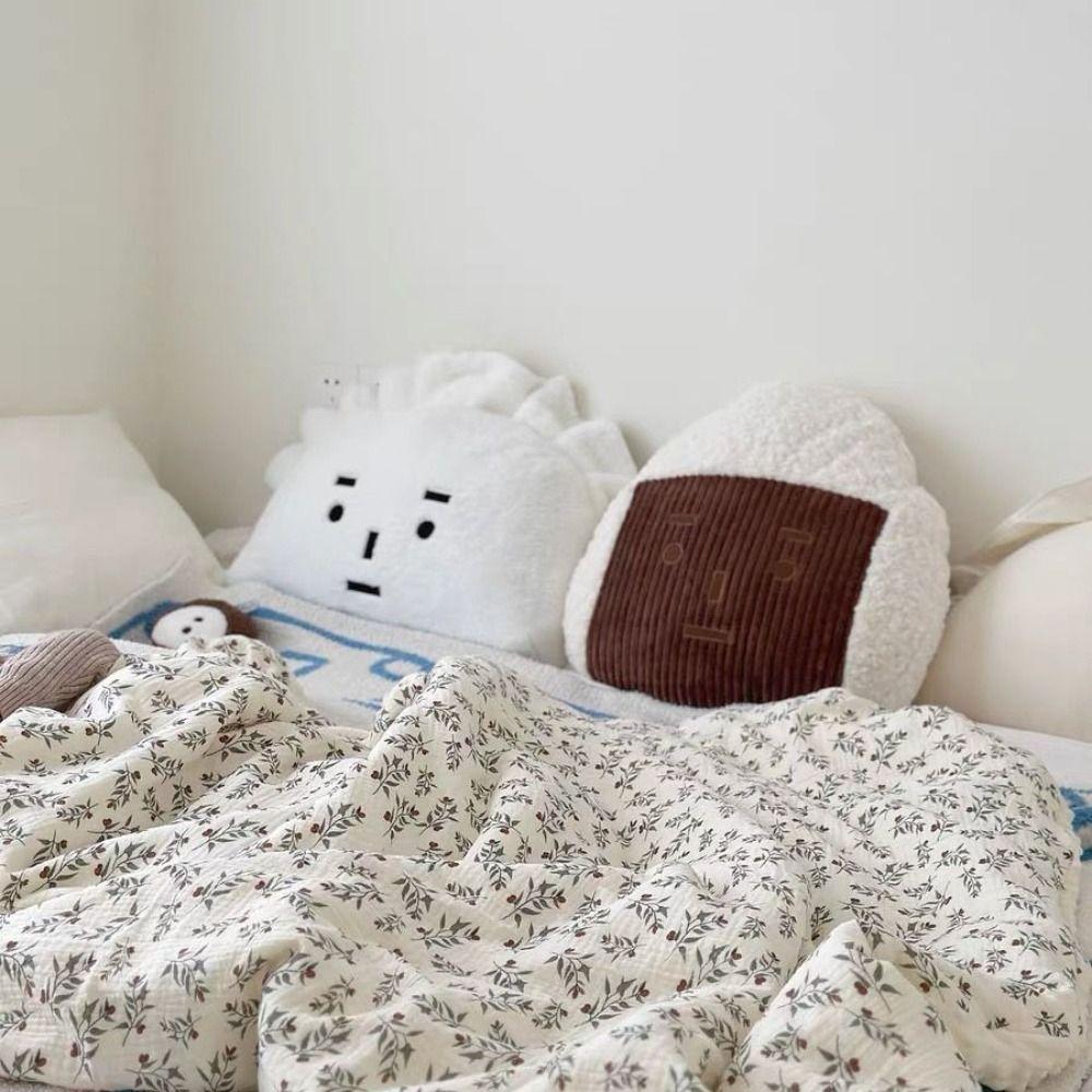 Cartoon Dumpling Expression Plush Cushion Soft Expression Stuffed Doll Party Decor Toy