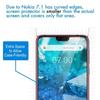 Protective Case - PHONILLICO - Nokia 7.1 - Transparent Silicone - Ultra Slim - Tempered Glass