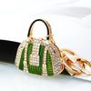 Creative Keychain Rhinestone Beautiful Metallic Purse Charm Perfect For Women Present
