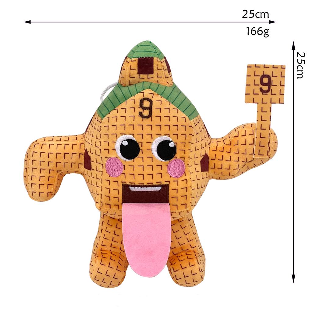 New Steal A Brainrot Esok Sekolah Plush Hot Game Peripheral Plushie Cute Cartoon No. 9 House Stuffed Doll Toy Gamer Fans Gifts