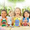 Jurassic Dinosaur Cartoon Stickers for Kids' Educational Rewards
