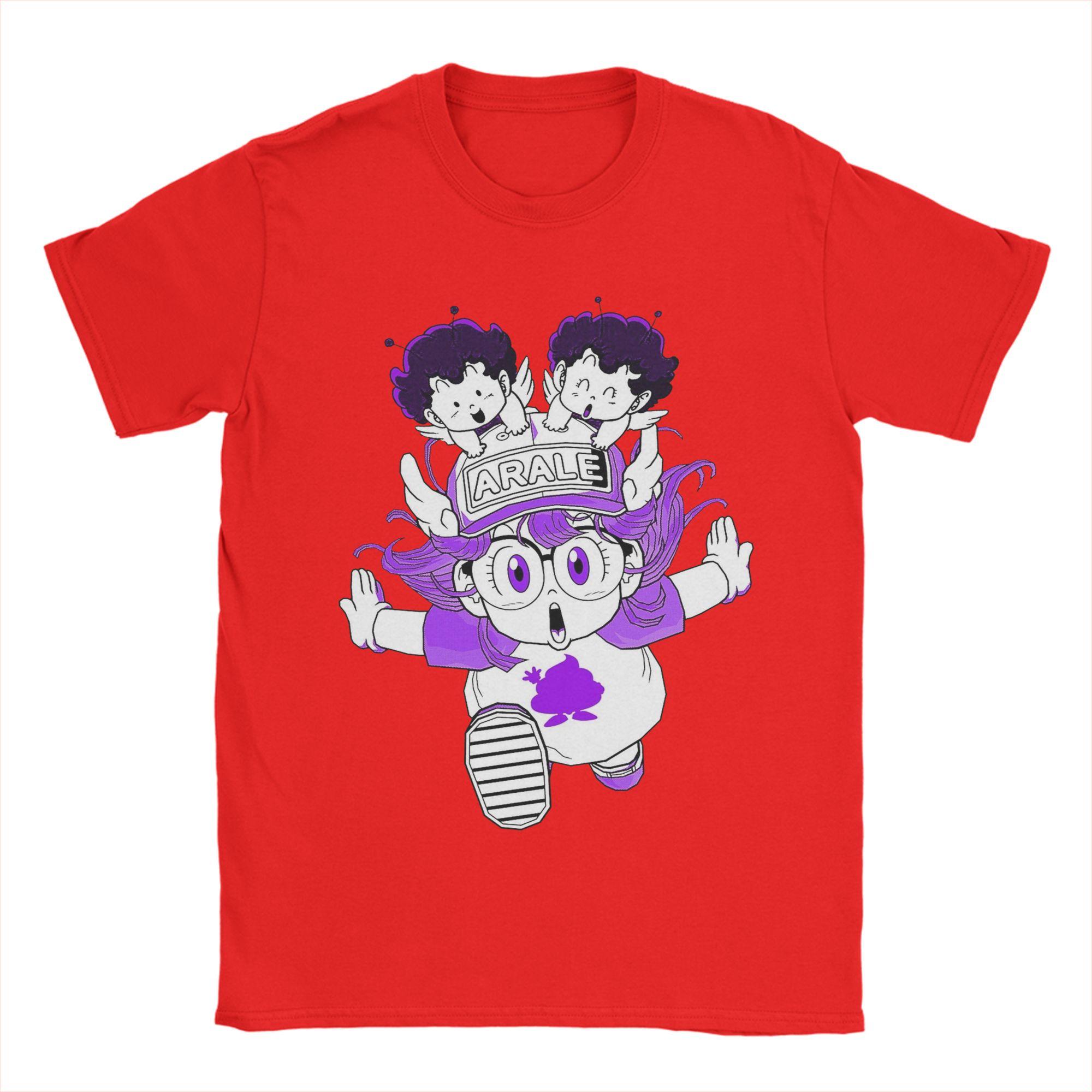 Summer Arale Norimaki  Dr Slump  Fashion TShirts  Cotton Tshirt for Couple Y2K Classic Design Short Sleeve Tops S
