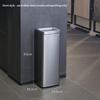Corridor Aisle Ashtray Cigarette Butt Collector Hotel Lobby Stainless Steel Vertical Elevator Entrance Trash Can