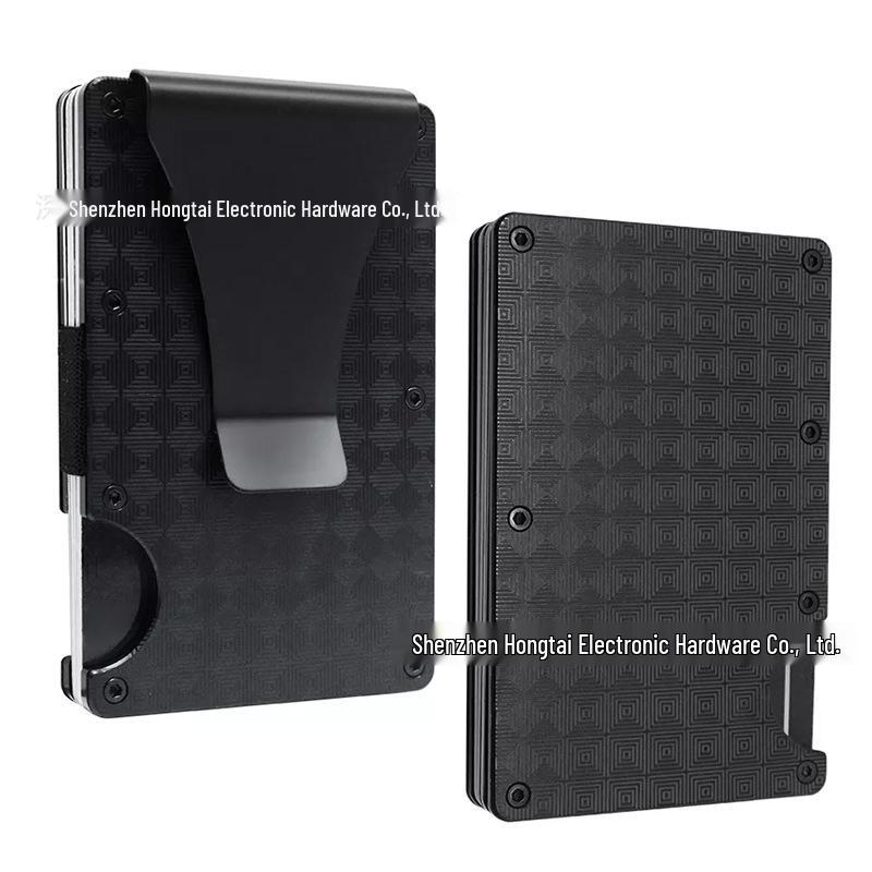 New RFID Blocking Carbon Fiber Wallet with Money Clip