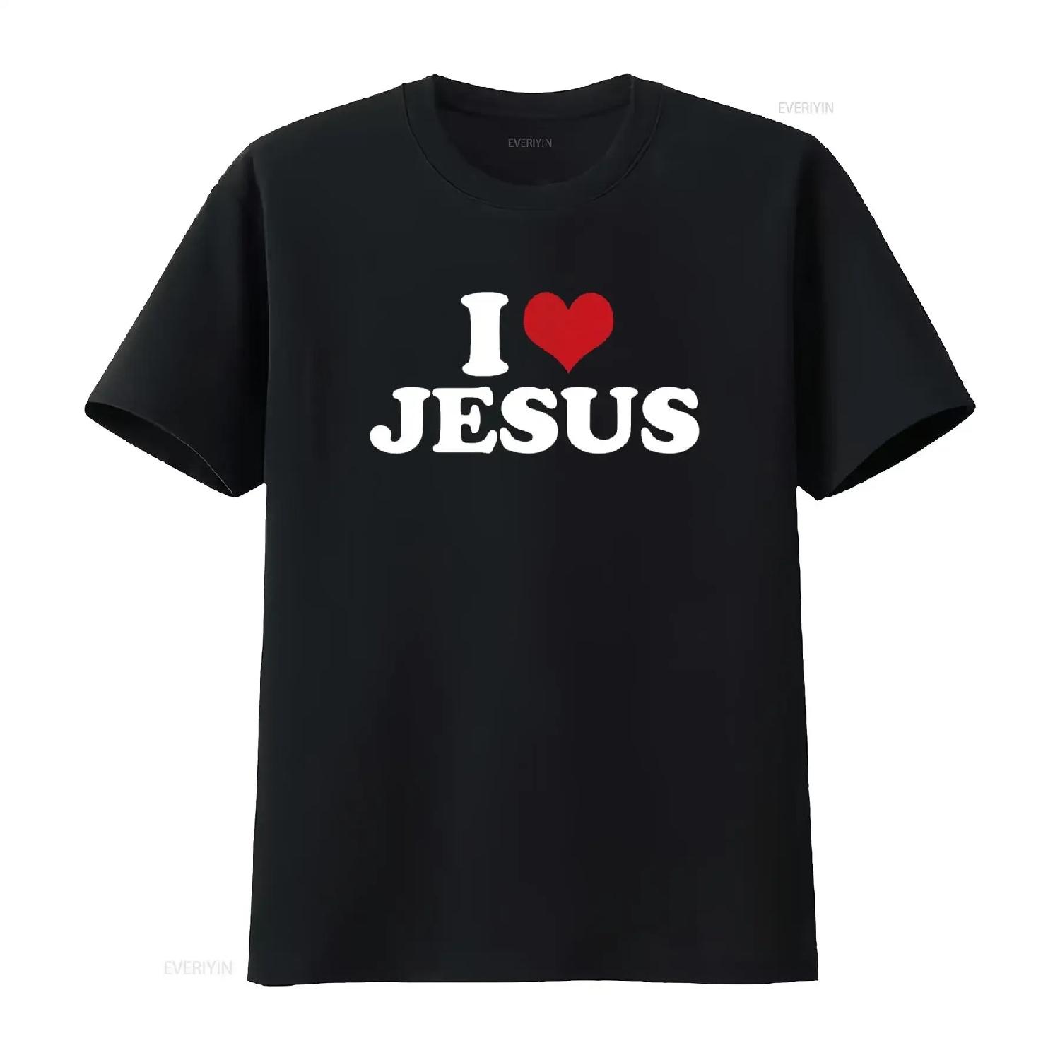 I Love Jesus Heart T Shirt vintage Washed Unisex Stylish fashion graphic designer clothes Breathable Versatile Soft XXXXXL разноцветный