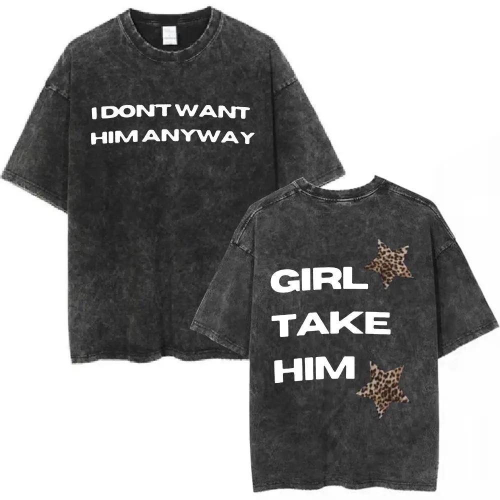 Tate McRae Graphic T Shirt Washed Black Y2K Streetwear Unisex Tee8