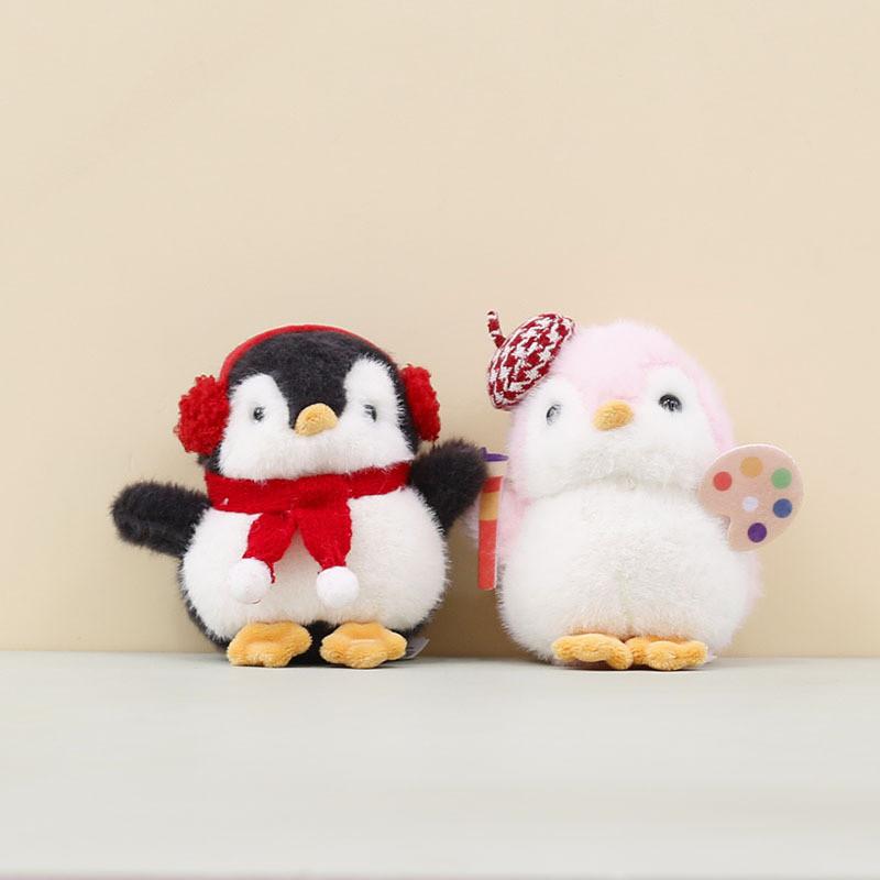 Cute Animal Penguin Plush Toy For Bags And Car Decorations