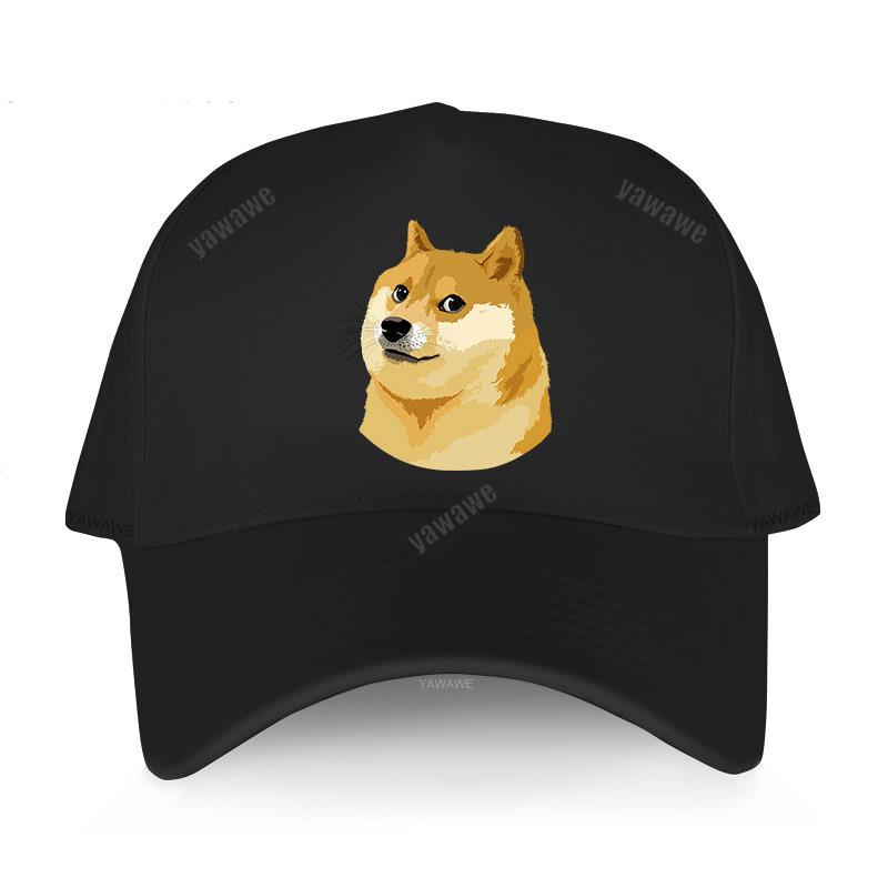 Cotton Hat for Women Latest Design Baseball Caps Black Simple Style Dog Animal Teens Summer Hats Men Hip Hop Harajuku Solid Cap