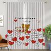 Rilakkumaes Kitchen Curtains for Living Room Curtain Partition Halloween Decoration Home Interior Curtains 2 Pieces Shades Child
