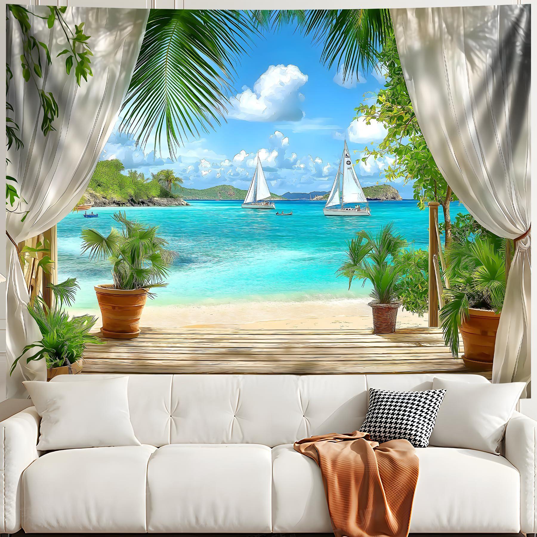 Forest Trees Tapestry 75x100 чёрный