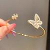 Fashion Butterfly Bracelet With 18k Gold Plating And Zirconia For Elegant Women