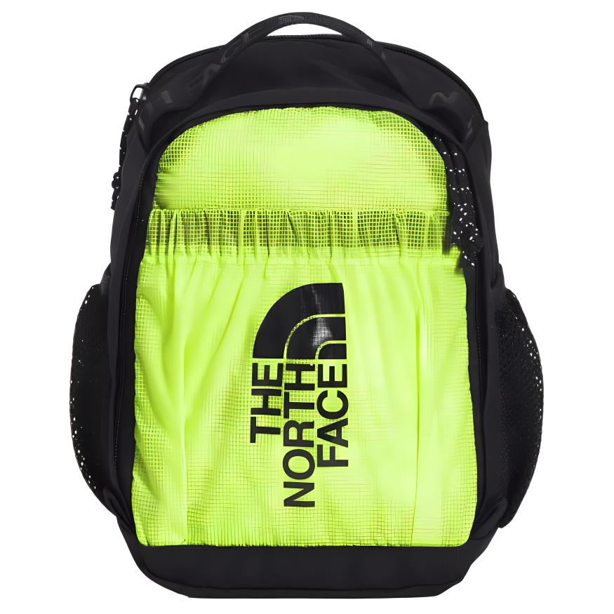 

The North Face 5.4L Color Block Logo Backpack Unisex Backpack Black Fluorescent-Green NF0A52VRFM9 Black Neon Green,Mini