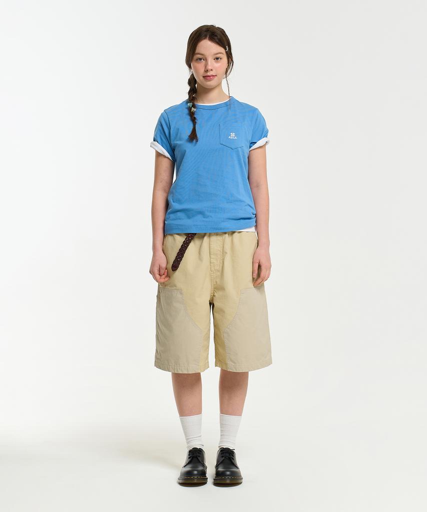 AECA (Woman) Everyday Aeca Clover Pocket Tee-Blue