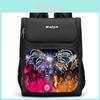 Trendy Nylon Student Backpack With Titan Monitoring Man Design For School Use