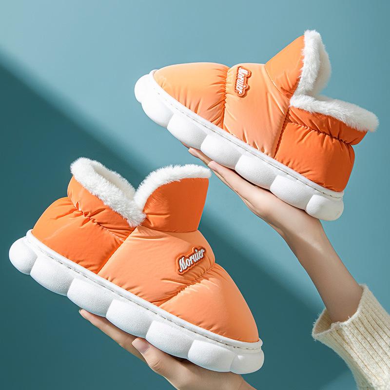 Children Home Use Thick Non Slip Down Shoes