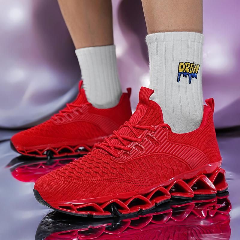 New Men Running Shoes Size 48 Lace Up Jogging Casual Blade Walking Brand Sneakers Breathable Outdoor Leisure Comfortabl