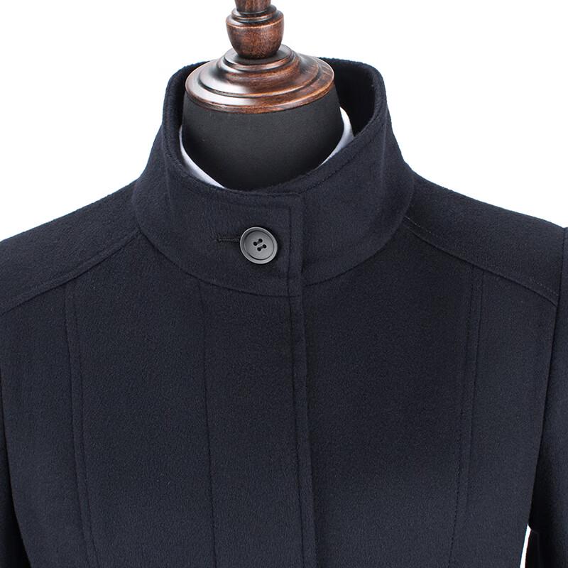 Tiluoman Women's 90% Wool Blend Professional Mid-length Coat