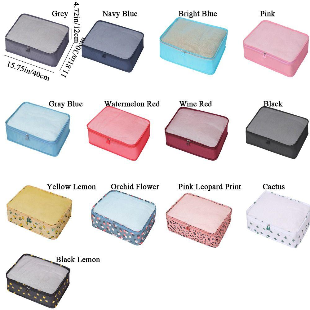 Large Capacity Travel Clothing Storage Bag Cube System Clothes Storage Organizer  Home