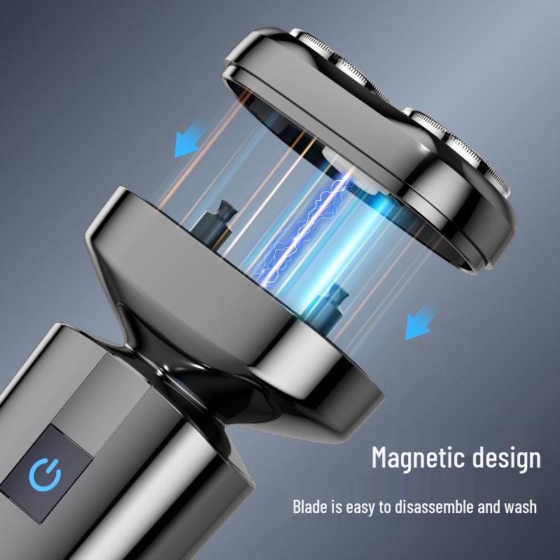 Waterproof Portable Electric Men s Double-Head Shaver Chinese Packaging