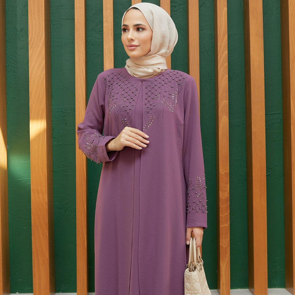 Rochie de Seara Başak Marime Mari Femei Islamic Musulman Abaya Invitatie Nunta Mama Hijab Purtare