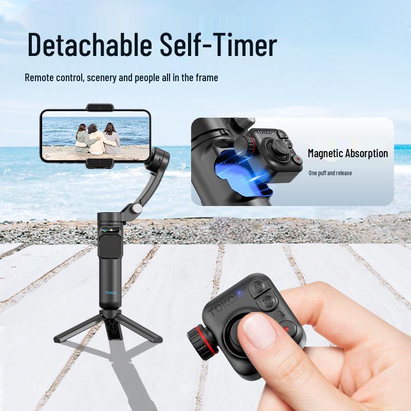 Smart Gimbal M02: Three-Axis Stabilizer with Face Tracking & Anti-Shake for Photography & Live Streaming