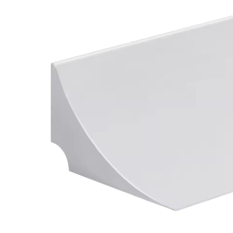 

1pc 1M/39.97in New Silicone Bathroom Water Stopper Strip Dry and Wet Separation Bendable Kitchen Countertop Retaining Shower Dam 1m білий