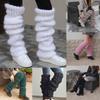 Chaussettes Longues en Mohair Européennes et Américaines pour Femmes, Ensemble de Chaussettes Tricotées à Boucles Y2K Mode et Décontracté