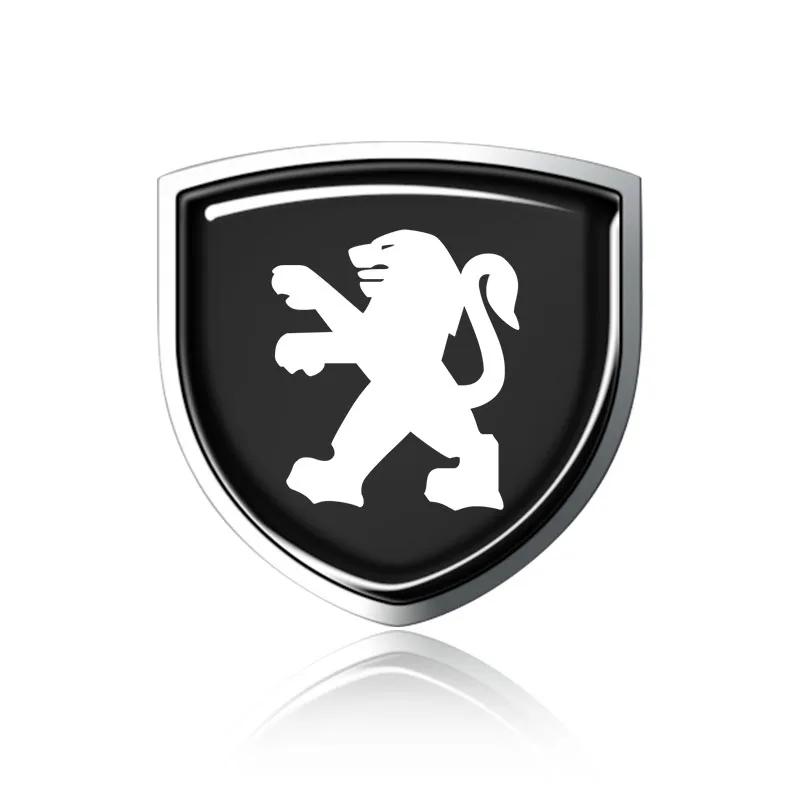 Pro Peugeot Kovová Samolepka na Auto Vlastní Štít Zadní Kufr Auta Štít Znak Odznak Samolepka Pro Peugeot 206 207 307 3008 2008 308 407