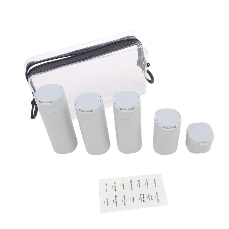 Nordic Style Portable Convenient Travel Split Bottle Set Refillable Bottle Lotion Shampoo Squeeze Tube Containers