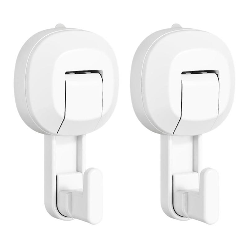 Waterproof Strong Adhesion Hooks Practical Suction Cup Hooks for Kitchen and Bathroom Easy To Install and Remove Hangers