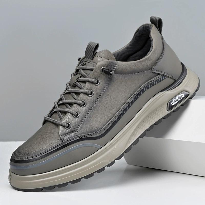2026 New Men's Leather Casual Shoes Four Seasons Fashion Lightweight Business Shoes Men's Soft Sole Plus Size Men's Shoes 39-44