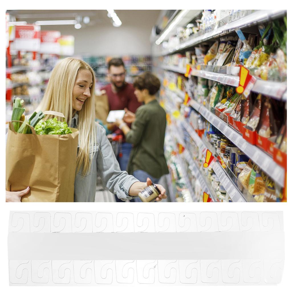 100 st Krokar Självhäftande Hängflikar Flikar Genomskinlig Plast Klibbig Vit Självhäftande
