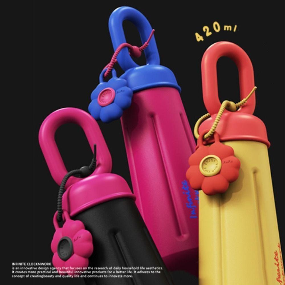 

Dopamine Insulated Cup Student Water Cup Cute Car Carrying Cup