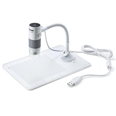 Microscopio Sanwa Direct Conexión USB Ahorre en PC Hasta 250x 2 millones de píxeles Disparo a intervalos Compatible con microscopio digital Verificar/Directamente
