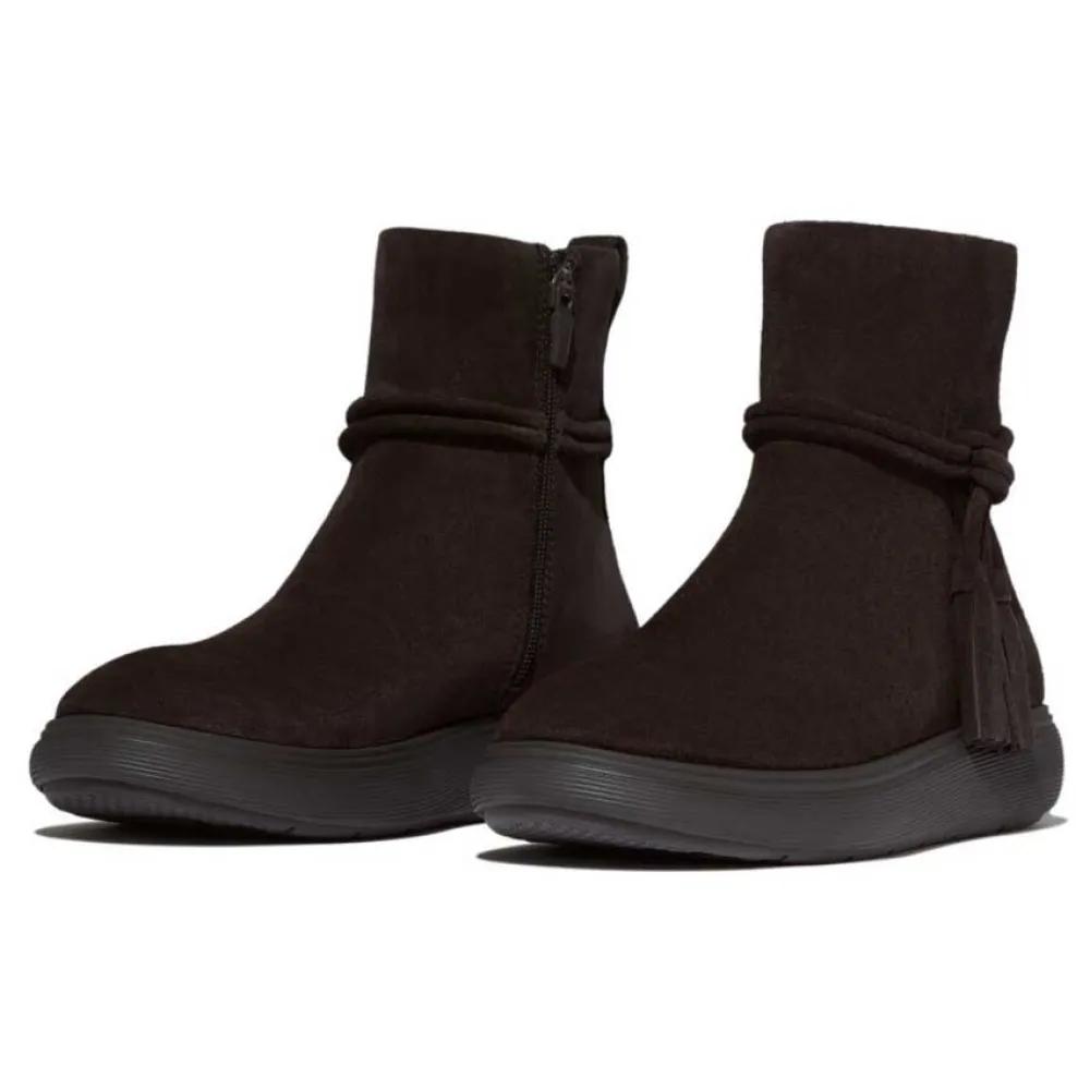 Fitflop Iq-Comff Wildleder Stiefeletten mit Quasten