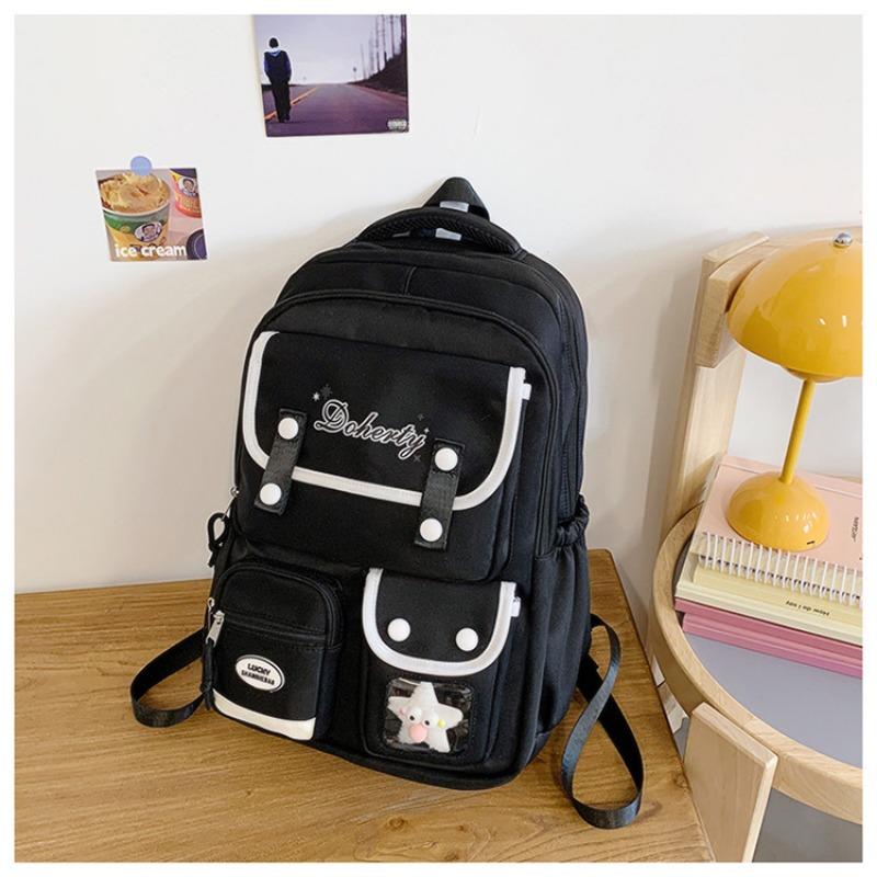 The New Schoolbag Is High-value, Fresh and Sweet, Candy-colored Backpack, Lightweight and Large-capacity Backpack for Junior High School Students.