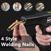 Portable Plastic Welder 4 Tpyes Hot Staples Type-c Plastic for Car Bumper Repair Plastic Crack Fixing Thermal Welding Set