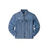 Lee SS22 Crane Cloud Pattern Heavy Embroidery Denim Jacket Men jackets Medium-Blue LMT0016456VG00FA00510