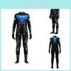 Titans 2 Nightwing Halloween Bodysuit Set For Adults And Kids