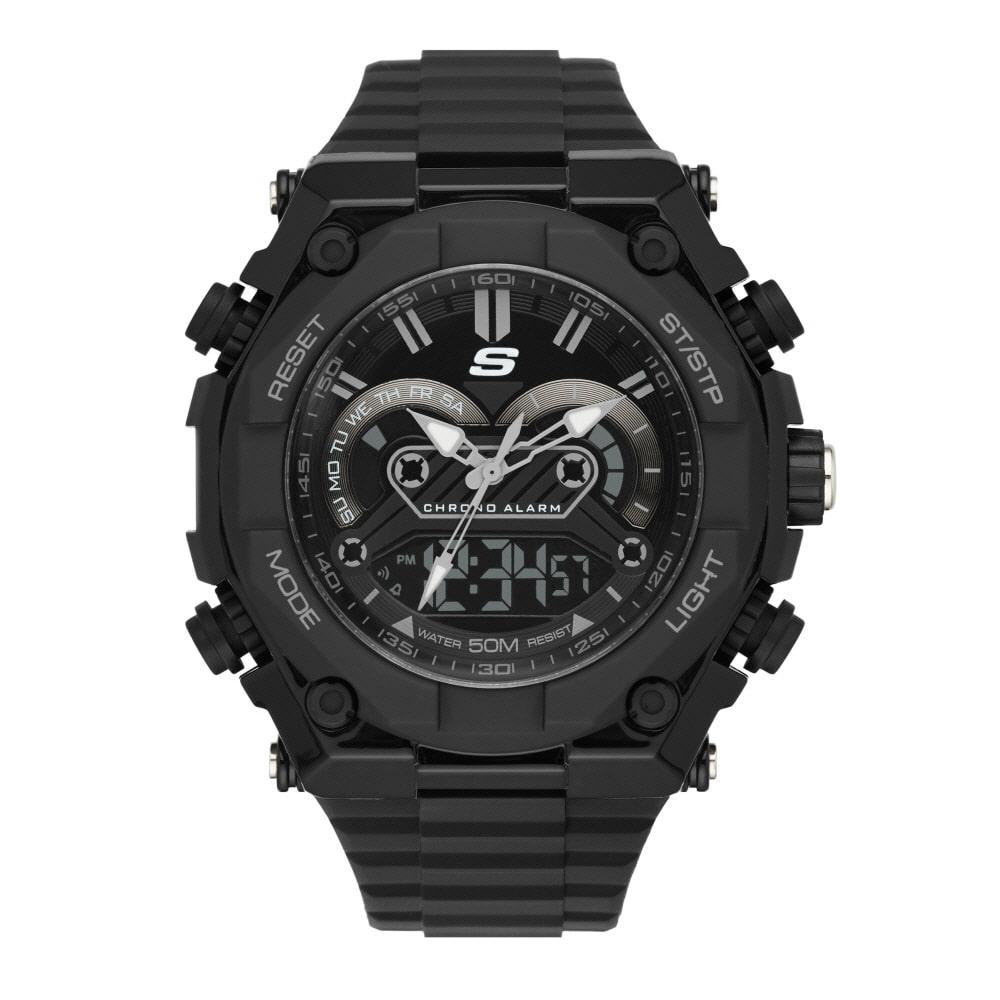 SkecherS Men S Urethane Analog Digital Watch Sr1042  El Segundo SR1042