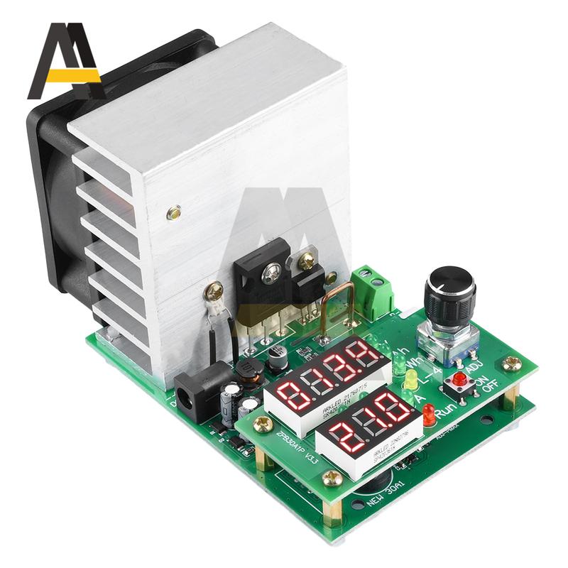 110W 60W 30V 0~9.99A Constant Current Electronic Load LCD Display Discharge Battery Capacity Meter Tester Board Monitorin Module