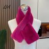 Fashionable Winter Accessories for Women Faux Fur Scarf, Neck Warmer Cold Weather, Short Collar Scarves, Soft Double Sided Velvet & Not Bulky, Perfect