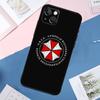 Umbrella Corporation Soft Case For iPhone 14 13 11 12 15 16 Pro Max Mini X XR XS Max Plus Full Cover