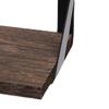 Wall Shelves 4 Pieces Wooden With Metal Brackets Wall Storage Floating Shelf Set For Kitchen Bedroom Living Room Office Hallway