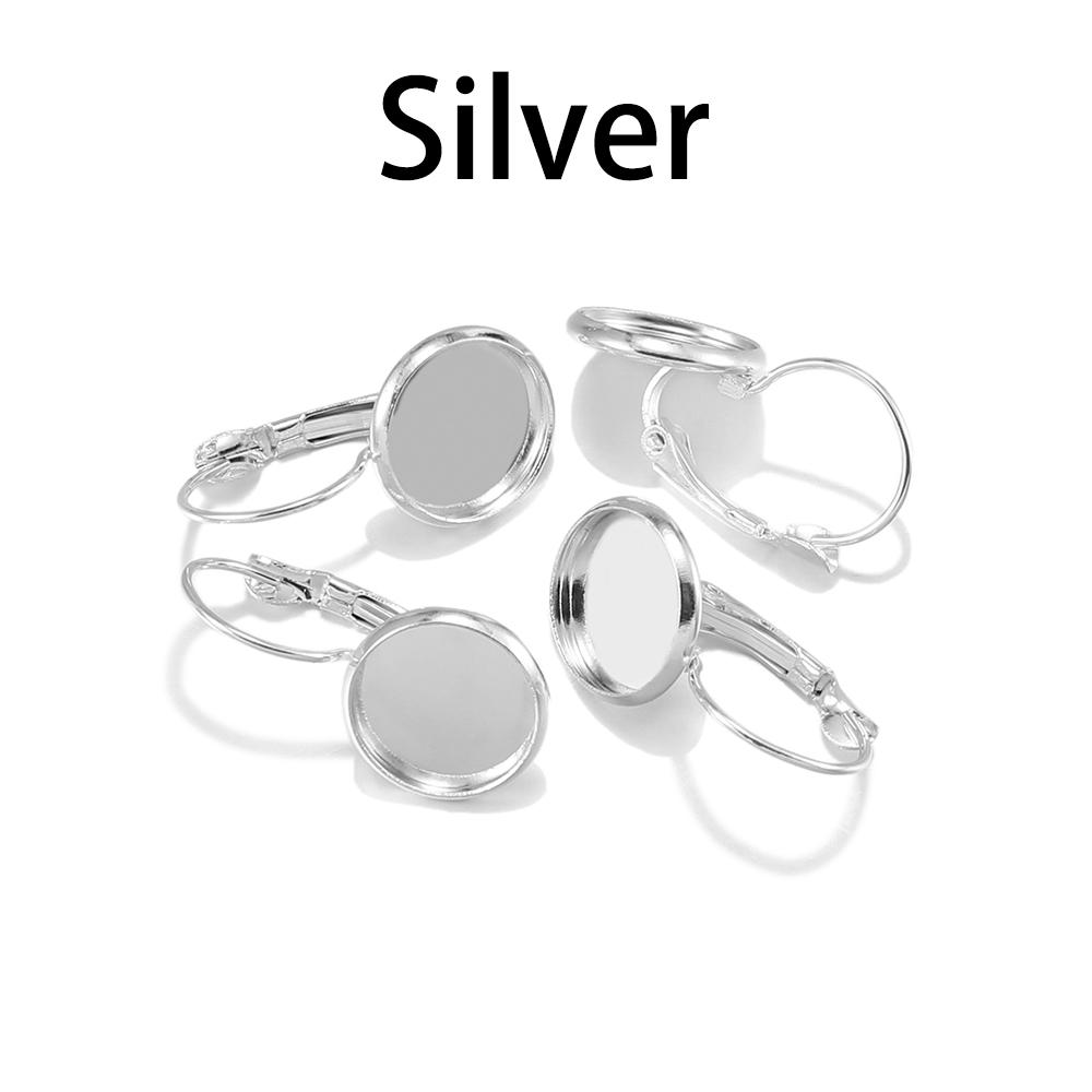 

8 10 12 14 16 18 20 25 мм кабошон із французьким важільком. Порожня основа для сережок. Камея. Безелі. Лоток для витратних матеріалів для виготовлення ювелірних виробів 10mm x 10pcs