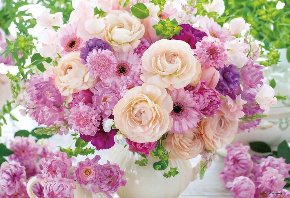 in Beverly jigsaw Peace and Smiles Mauve Pink x [Made Japan] 300-piece puzzle, (26 38) 300-160