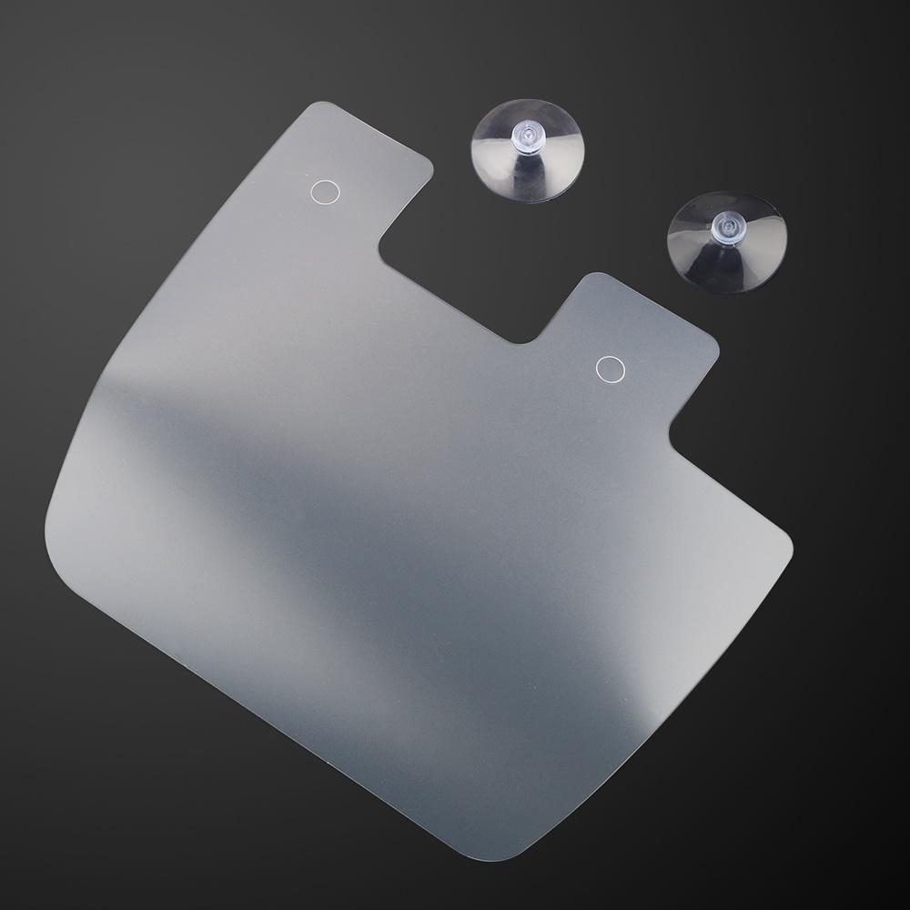 Cooking Oil Splash Proof Plates Translucent Sink Water Splash Baffle With Attached Sucker